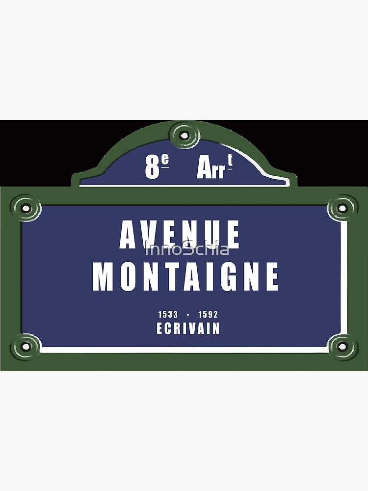 Original souvenir of PARIS plate of the avenue MONTAIGNE gift