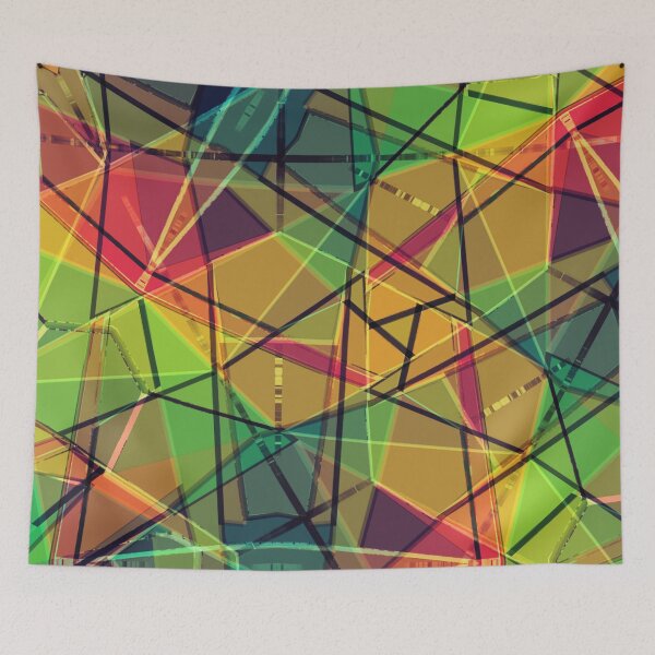 Item preview, Geometric triangles trendy pattern designed and sold by cutecrazytshirt.