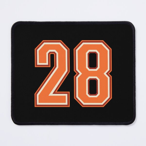 Item preview, Retro Number 28 designed and sold by PulpTrends.
