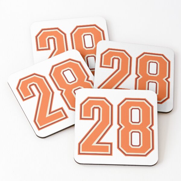 Item preview, Retro Number 28 designed and sold by PulpTrends.