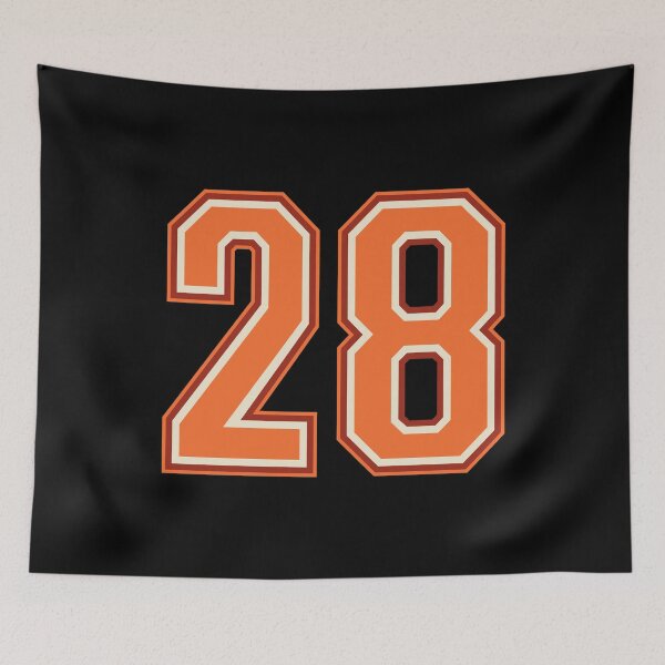 Item preview, Retro Number 28 designed and sold by PulpTrends.