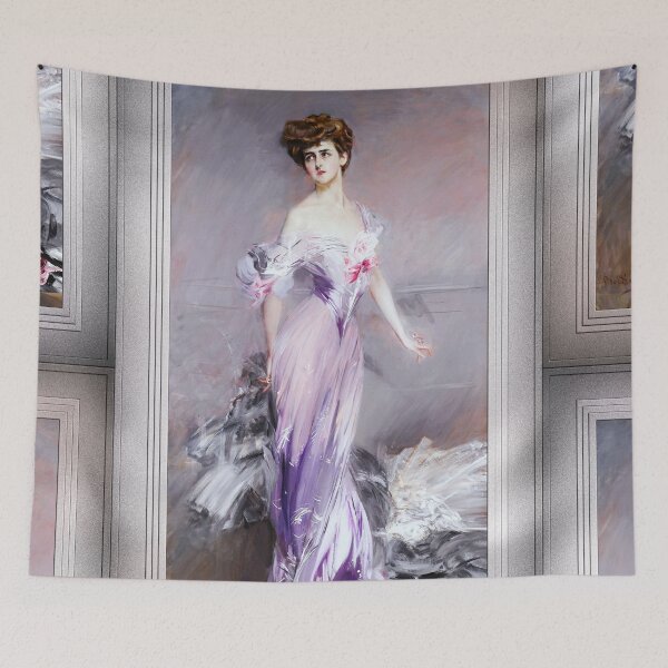 Item preview, Portrait of Mrs. Howard-Johnston by Giovanni Boldini Remastered Xzendor7 Classical Fine Art Old Masters Reproductions designed and sold by Xzendor7 Digital Art Creations.