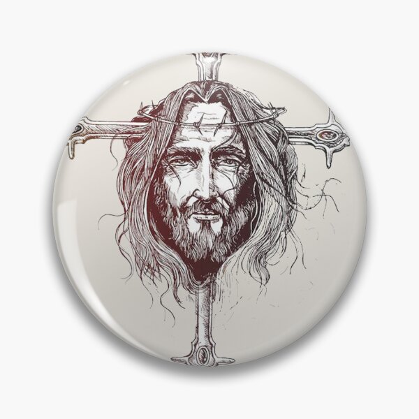 Item preview,  Easter Jesus face on the cross designed and sold by ESDT.
