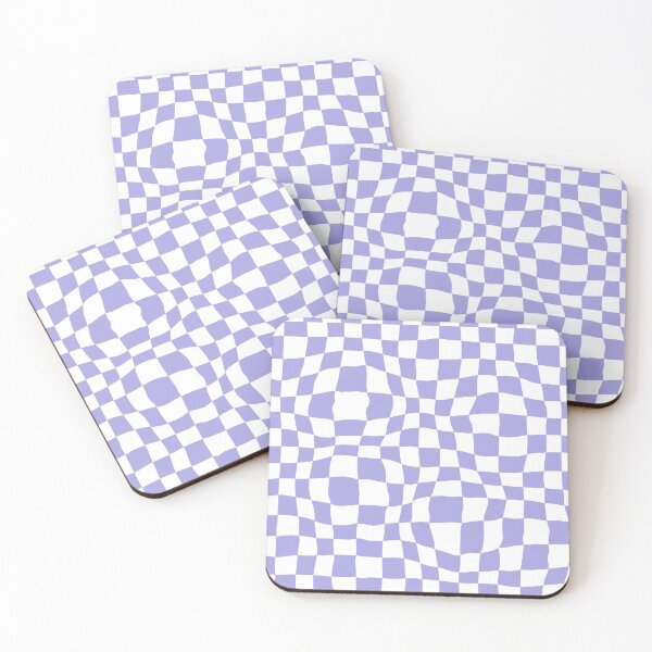 Item preview, Warped Purple Checker Pattern designed and sold by Julie Erin Designs.