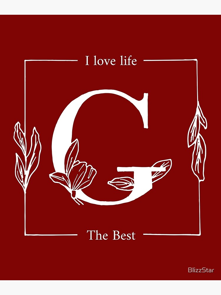  The Letter G In A Very Nice Style Poster For Sale By BlizzStar 