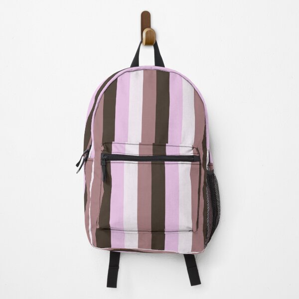 Item preview, Abstract Pattern Pink And Brown Multicolored Vertical Stripes designed and sold by HopefulFlower.
