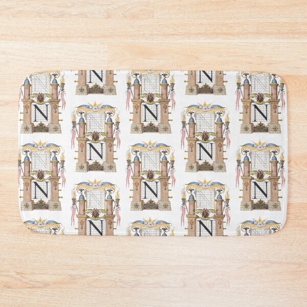 Item preview, Vintage Inspired Letter N-Calligraphy Letter N-Large Letter N designed and sold by BestUncommonTee.