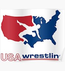 USA Wrestling Poster