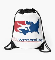 USA Wrestling Drawstring Bag
