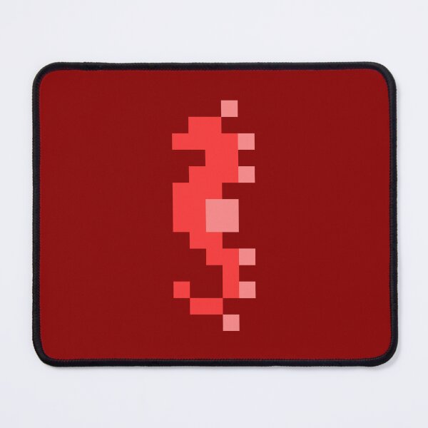 Item preview, Red Pixel Sea Horse designed and sold by rin3d .