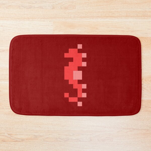 Item preview, Red Pixel Sea Horse designed and sold by rin3d .