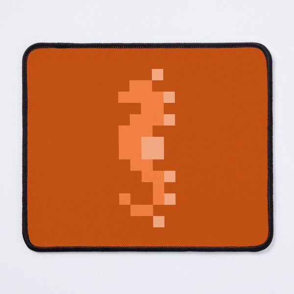 Item preview, Orange Pixel Sea Horse designed and sold by rin3d .