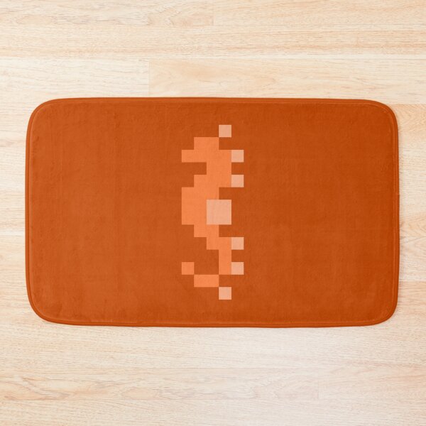 Item preview, Orange Pixel Sea Horse designed and sold by rin3d .