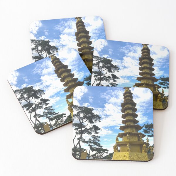 Item preview, The Golden Pagoda at Heungryunsa Temple - South Korea Photographs designed and sold by YemmyZImages.