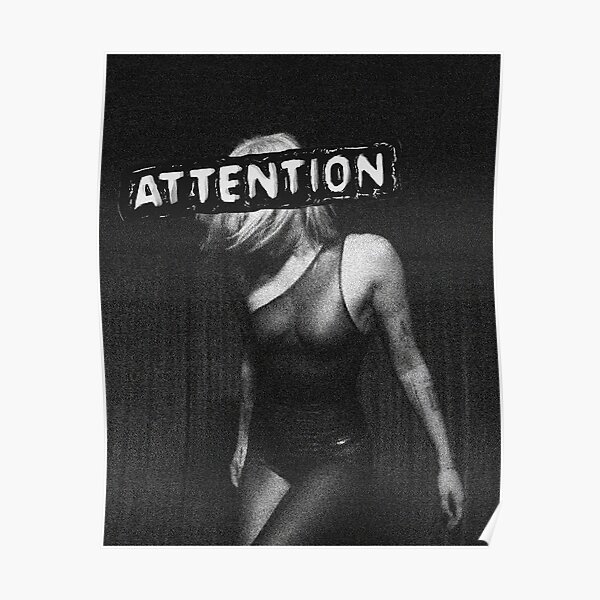MILEY CYRUS ATTENTION Poster