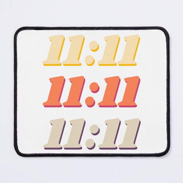 Item preview, 11:11 Cute Lucky Number Aesthetic Yellow Orange White Pack designed and sold by Creations-By-Em.