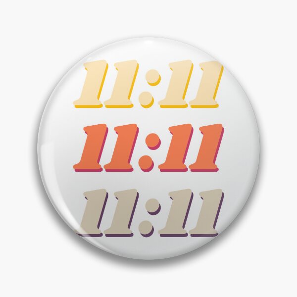 Item preview, 11:11 Cute Lucky Number Aesthetic Yellow Orange White Pack designed and sold by Creations-By-Em.