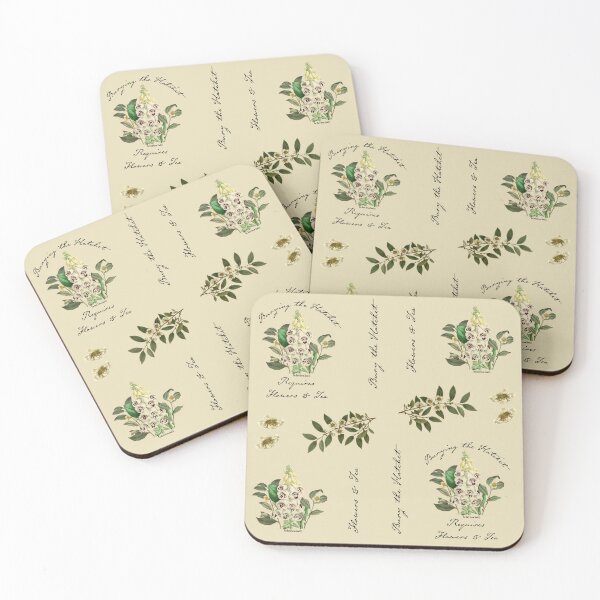 Item preview, Flowers & Tea Pattern II - Antique designed and sold by DarkGreenSoul.