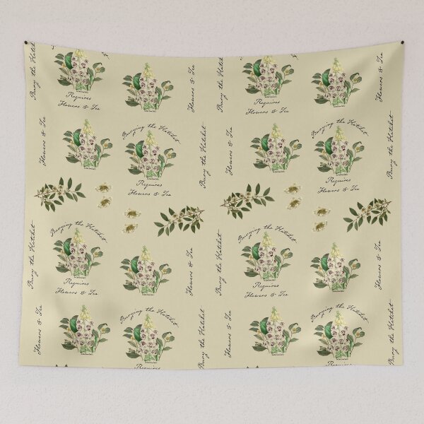 Item preview, Flowers & Tea Pattern II - Antique designed and sold by DarkGreenSoul.