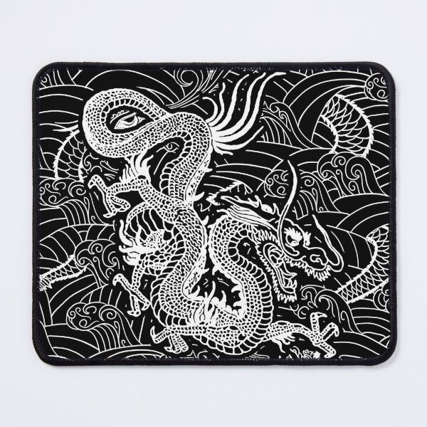 Item preview, Chinese White Dragon Pattern designed and sold by EddieBalevo.