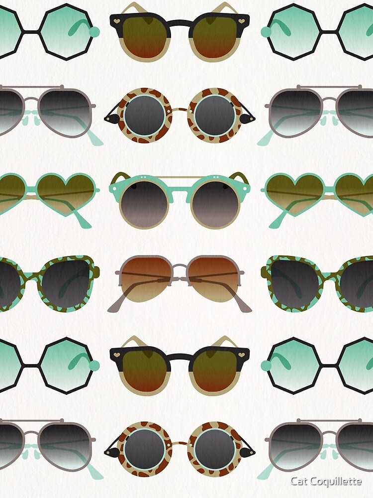 Sunglasses Collection – Mint & Tan Palette by catcoq