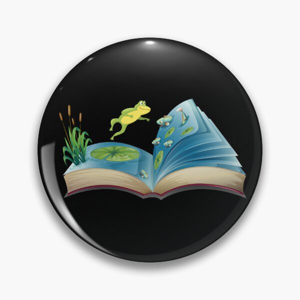 Item preview, Where Does Reading Take You? Frog Prince Garden Pond Design designed and sold by CreativNode.