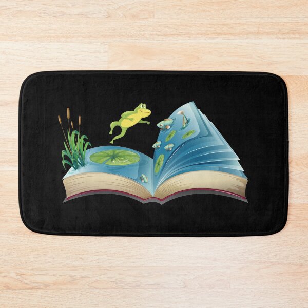 Item preview, Where Does Reading Take You? Frog Prince Garden Pond Design designed and sold by CreativNode.