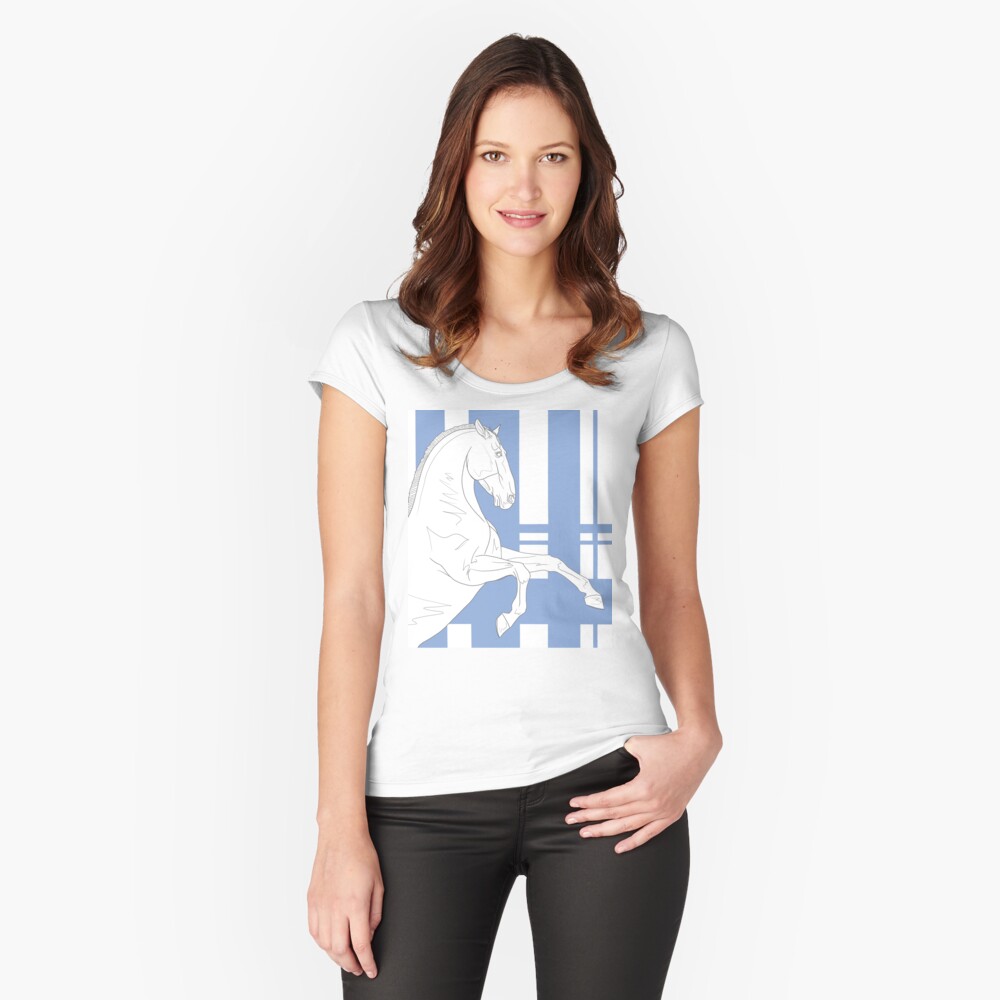 Item preview, Fitted Scoop T-Shirt designed and sold by tinaschofield.