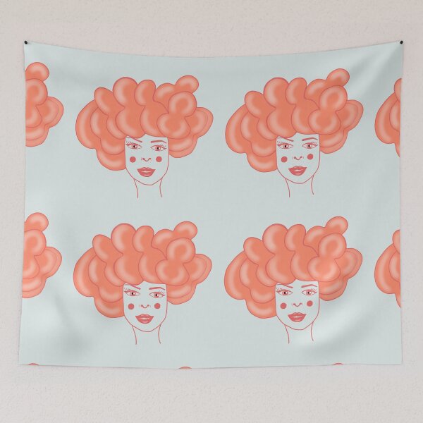 Item preview, orange woman designed and sold by Rompeolas.