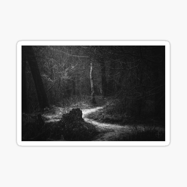 soca valley in black and white Sticker
