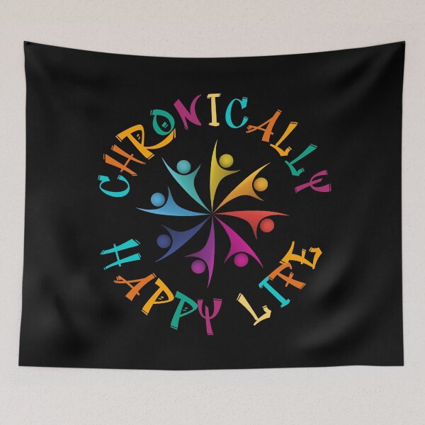 Item preview, Chronically Happy Life Support Group Logo Design designed and sold by Paulele.