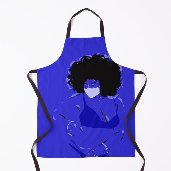 Item preview, Body positive blue afro designed and sold by Rickard Bengtsson.