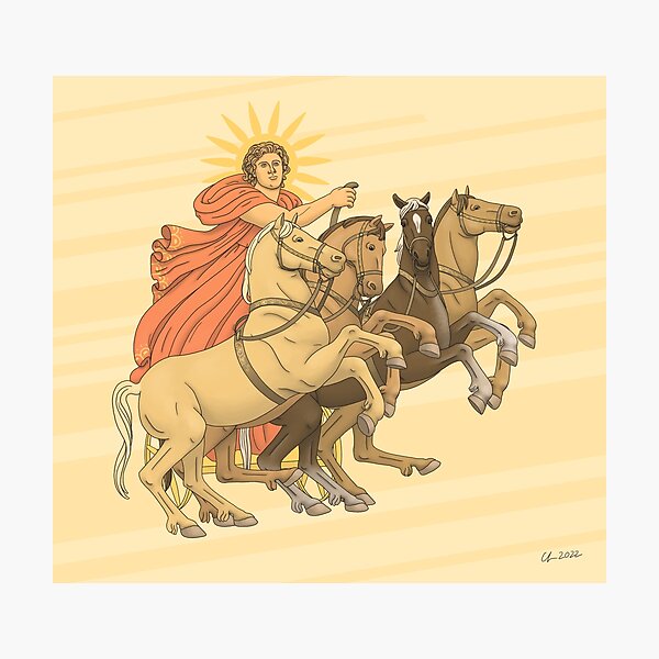 Item preview, Helios, the Sun God designed and sold by CloudyCreativa.
