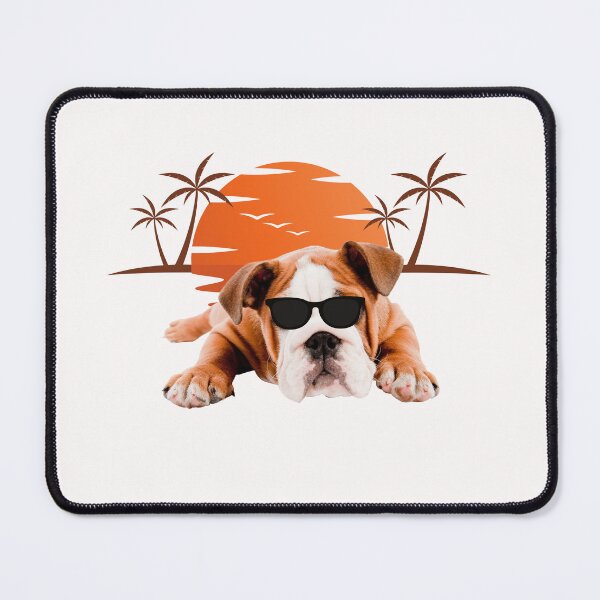 Item preview, Cool Dog Beach Sunset designed and sold by HappyLifeCreate.