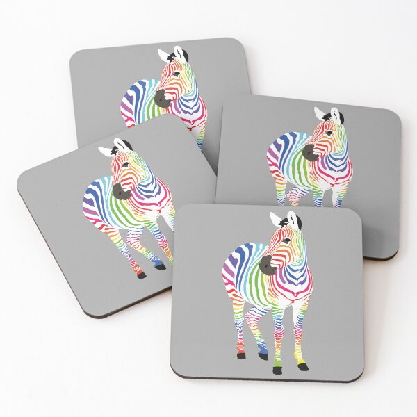 Artikelvorschau, buntes zebra entworfen und verkauft von Guido Isidrón Suárez.