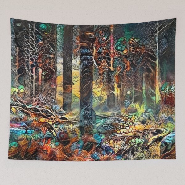 Item preview, Moonlit Forest designed and sold by Rumrabbit82.