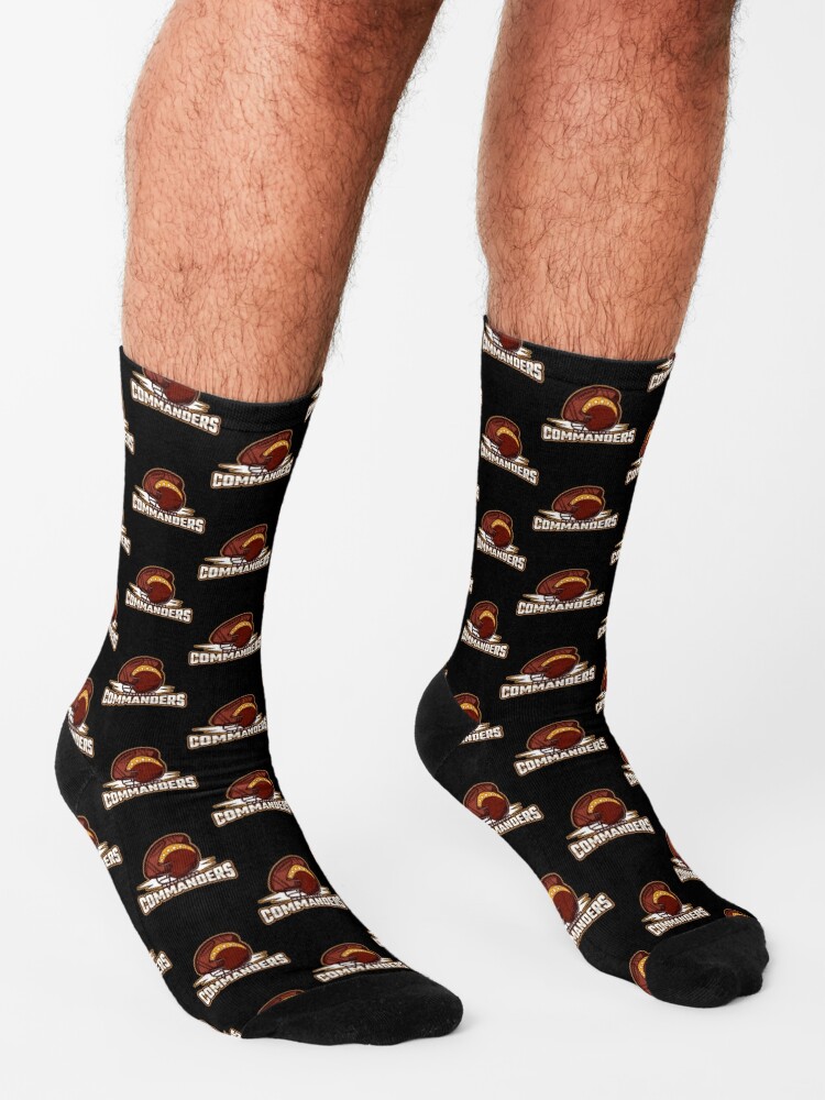 Washington Commanders Socks, Commanders Crew Socks