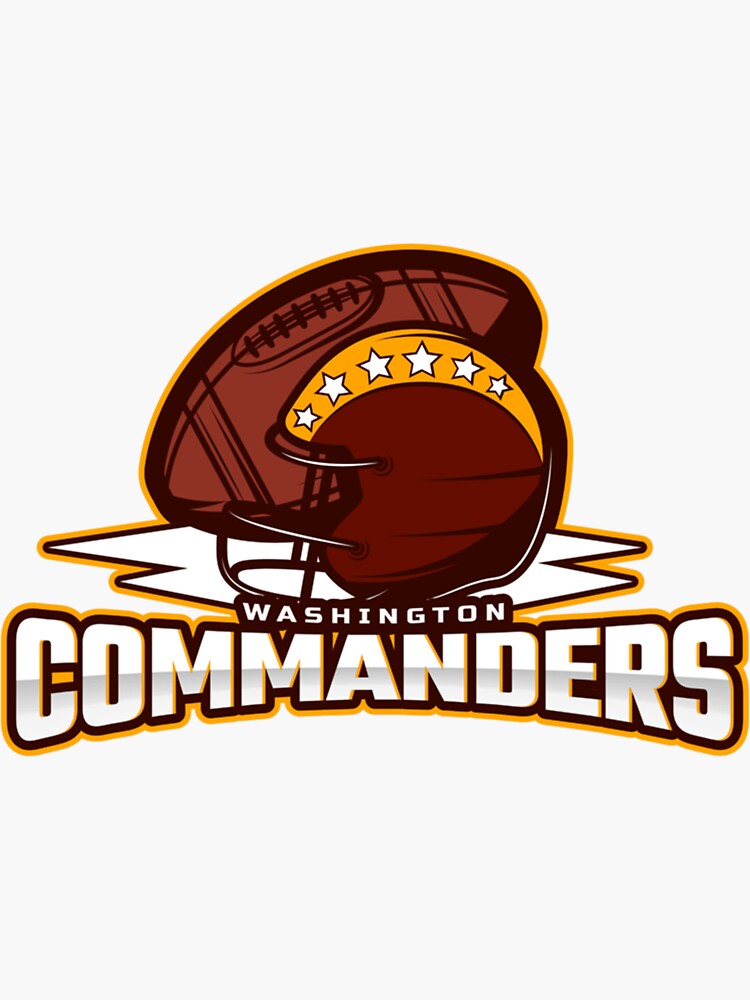 Washington Commanders, Washington Football Team  Sticker for Sale by  MilaJoys