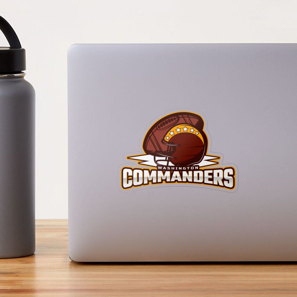 washington commanders, commandants de Washington  Sticker for Sale by  MilaJoys