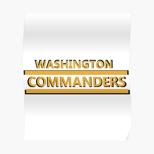 washington commanders, commandants de Washington  Sticker for Sale by  MilaJoys