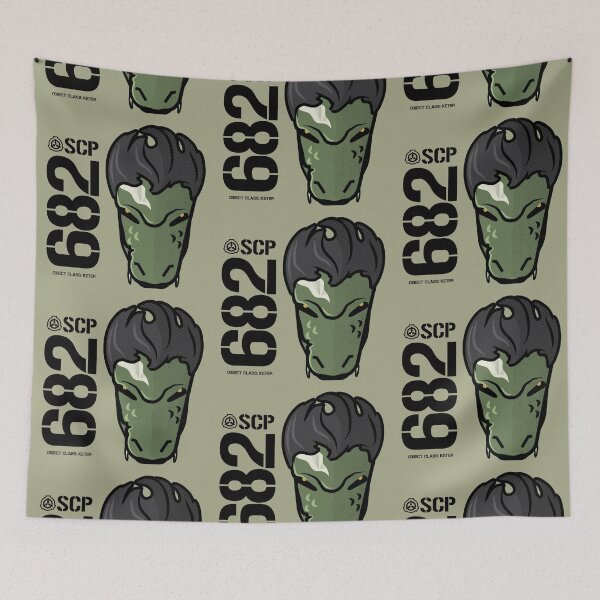 Item preview, SCP-682 Hard to Destroy Reptile SCP Foundation designed and sold by opalskystudio.