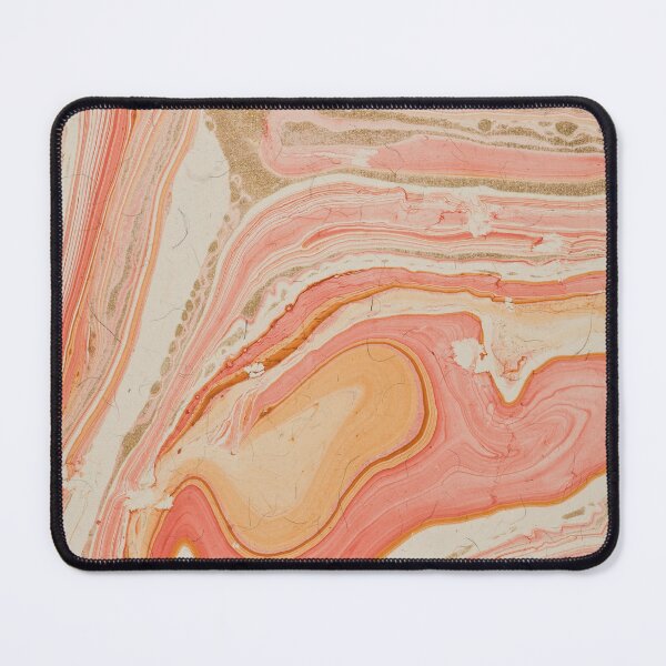 Item preview, Peach Orange Elegant Liquid Marble  designed and sold by newburyboutique.