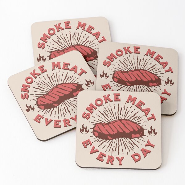 Item preview, Smoke Meat Everyday - funny bbq quote designed and sold by uranus1store.