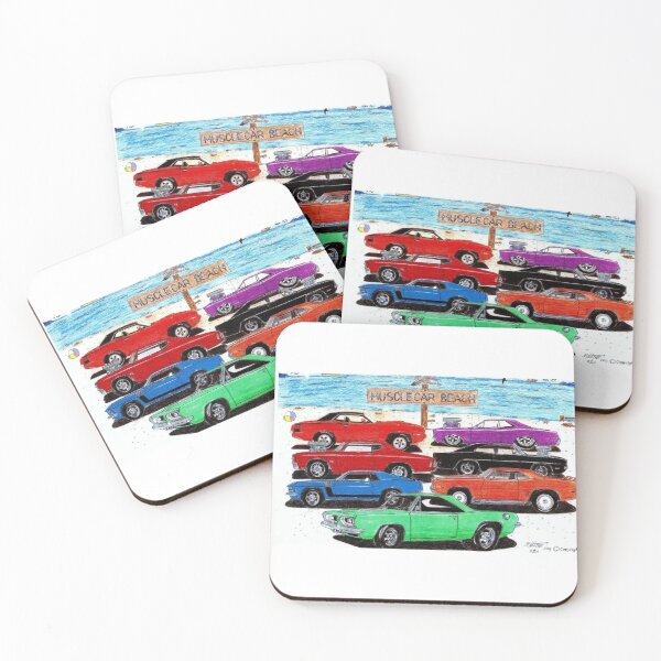 Item preview, Muscle Cars  //   MUSCLECAR BEACH! designed and sold by Imagin8er.
