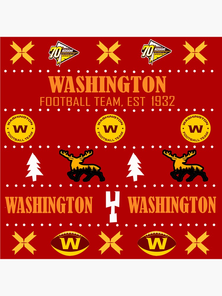 Washington Commanders, Washington Football Team  Sticker for Sale by  MilaJoys