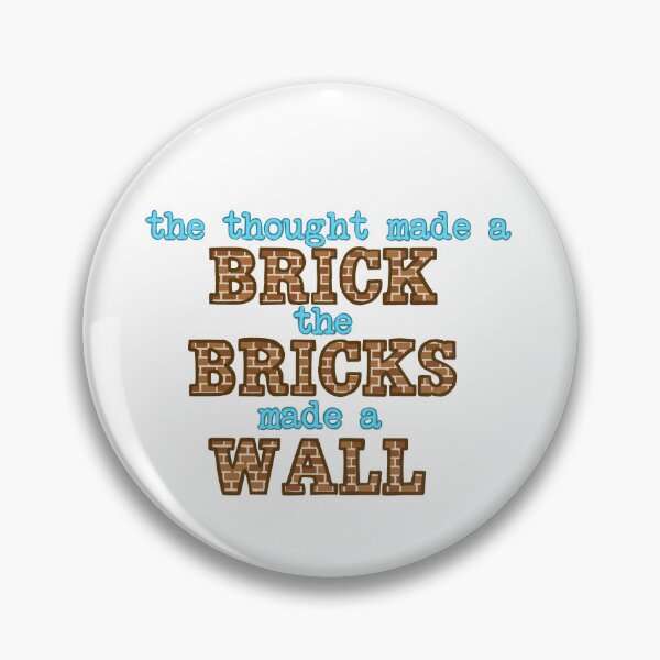 Item preview, The bricks made a wall designed and sold by Becky-Marie.