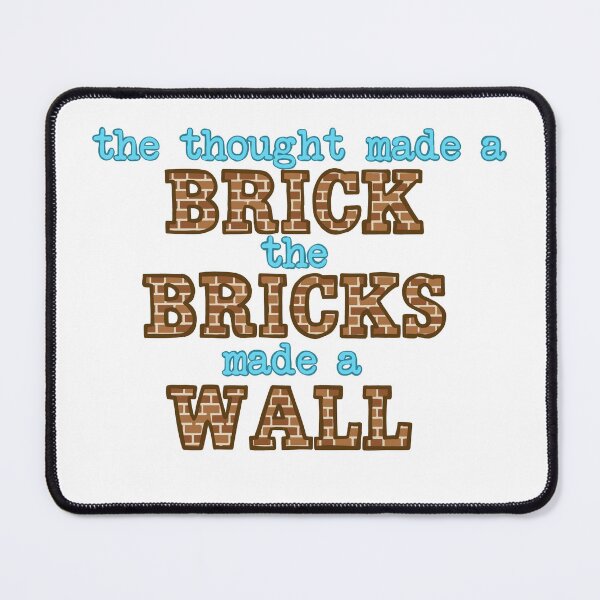 Item preview, The bricks made a wall designed and sold by Becky-Marie.