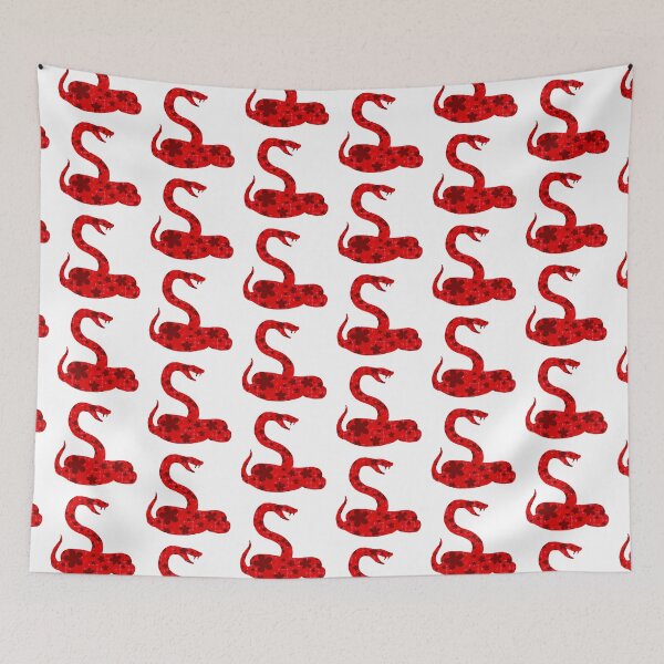 Item preview, Floral Snake - Red designed and sold by Majo Art ✦ Digital Artist .