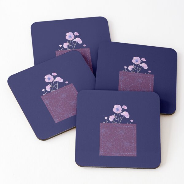 Item preview, Floral Pattern in Veri Peri & Berry designed and sold by Sershni.