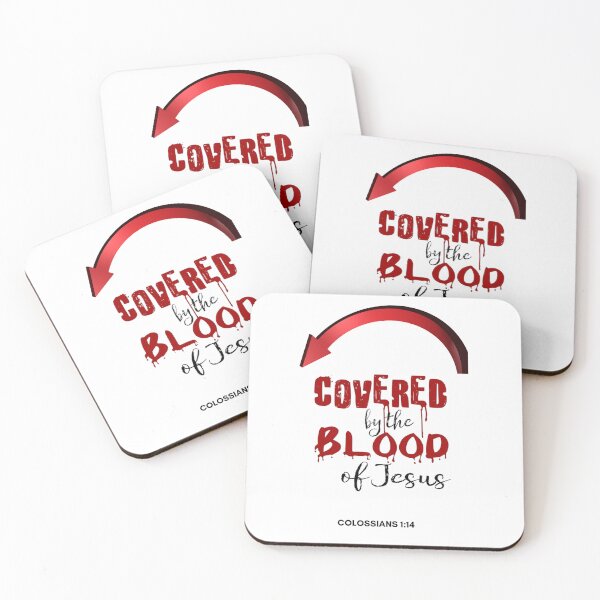 Item preview, COVERED BY THE BLOOD OF JESUS designed and sold by forgodandcountr.
